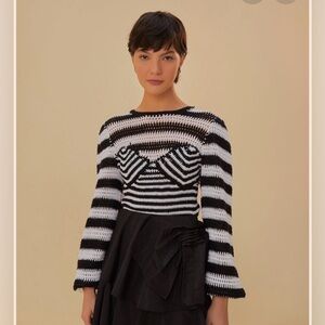 Farm Rio stripped sweater